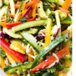 Ensalada de verano de mango y pepino