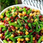 Ensalada de tres frijoles